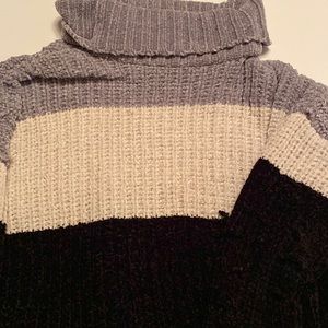 Poof New York multi colored sweater